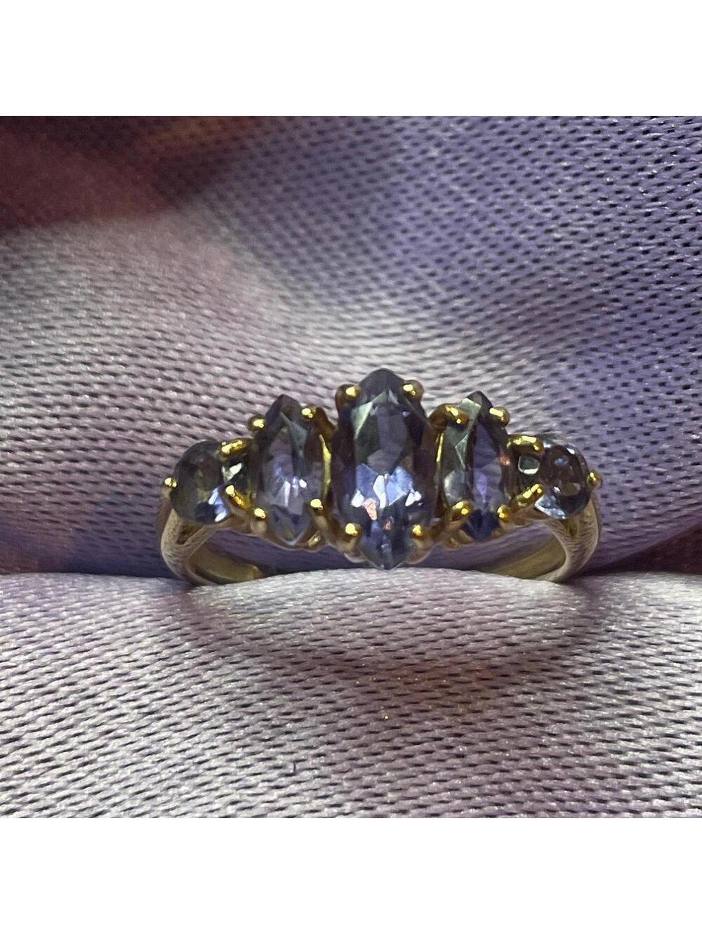 Tanzanite Ring - 10k gold size 6